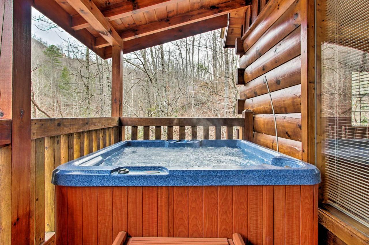 Gatlinburg Mountainside Escape With Deck And Hot Tub! Villa Ngoại thất bức ảnh